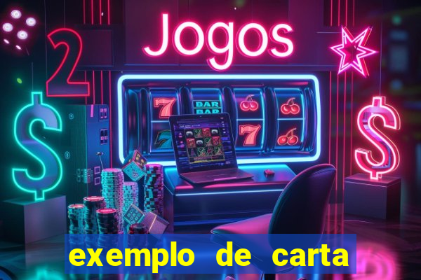 exemplo de carta de leitor
